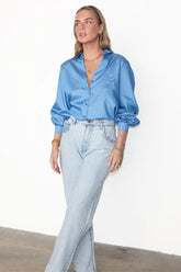 NEVER FULLY DRESSED - CHAMBRAY MILEY SHIRT